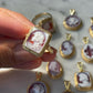 Square cameo ring