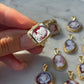 Square cameo ring