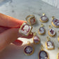Square cameo ring