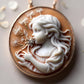 GIRL AND DANDELION CAMEO