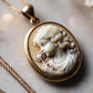 GIRL AND DANDELION CAMEO