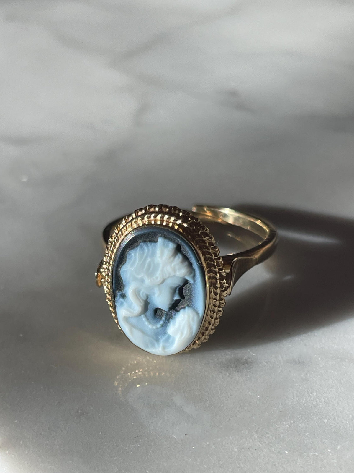 Mother & Child cameo ring