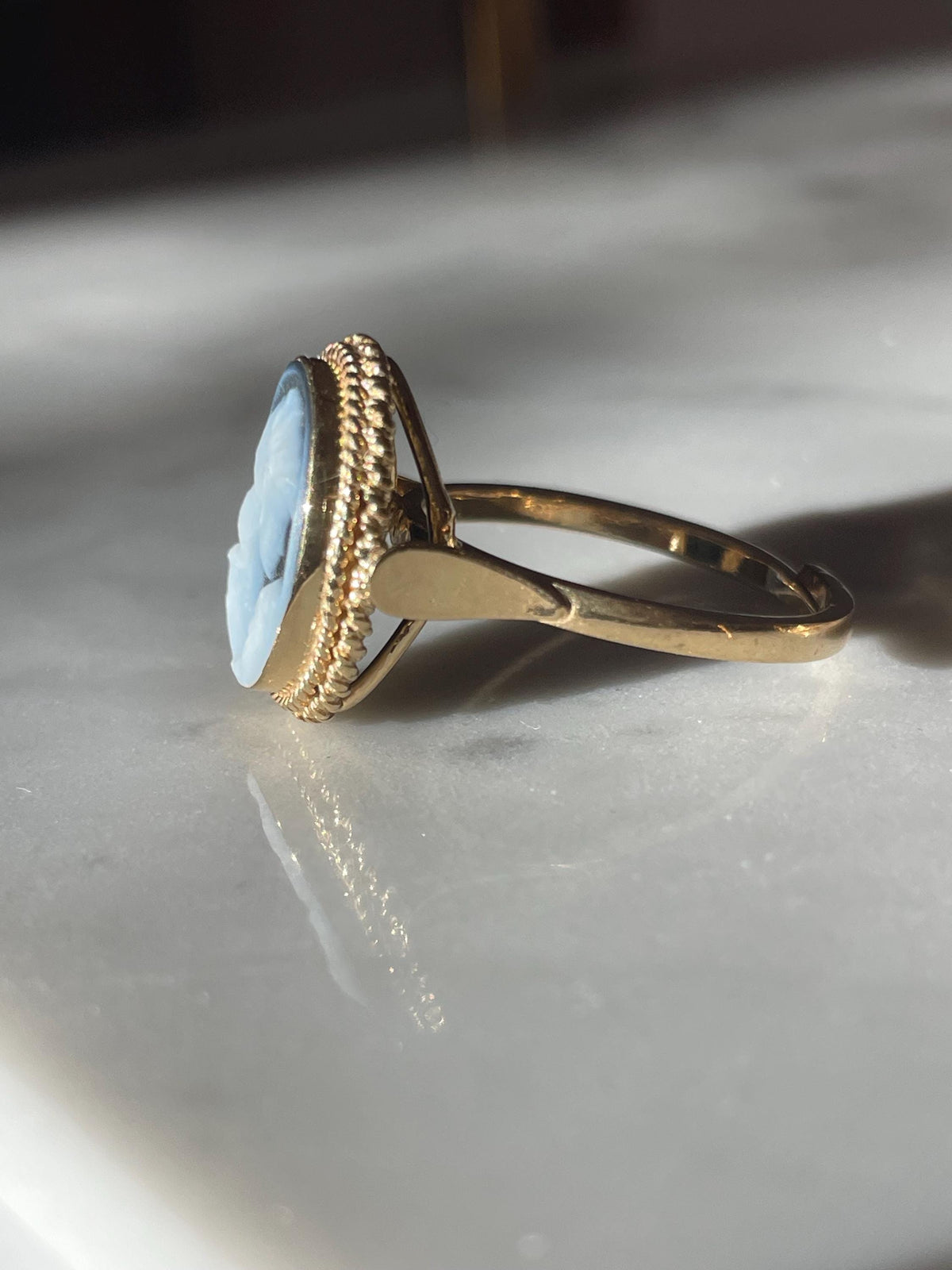 Mother & Child cameo ring