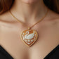 Swan cameo necklace