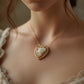 Heart cameo necklace
