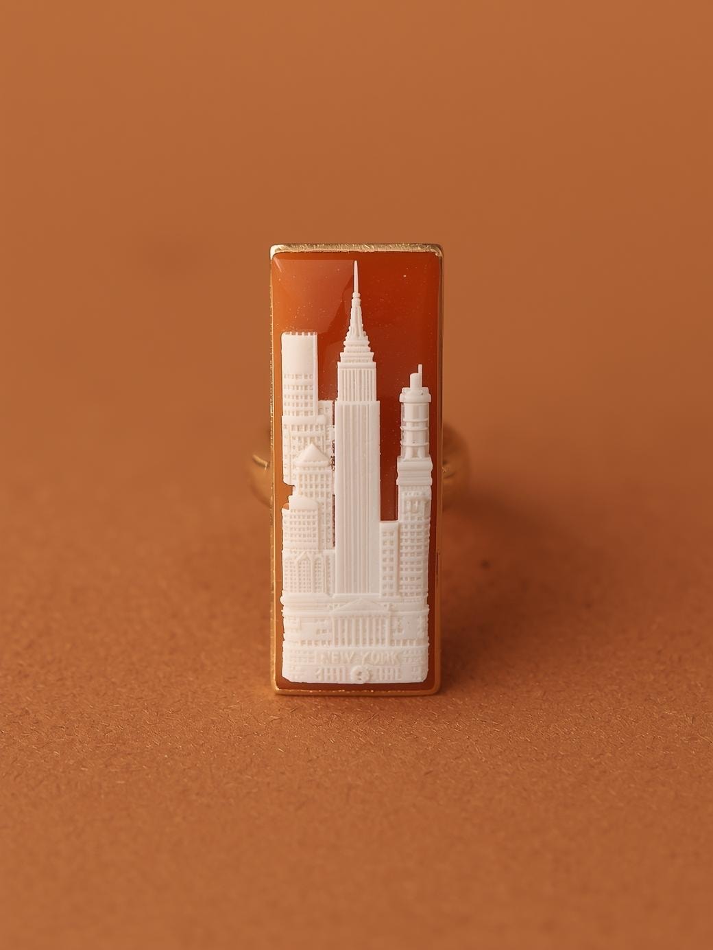 NYC Statement Cameo Ring