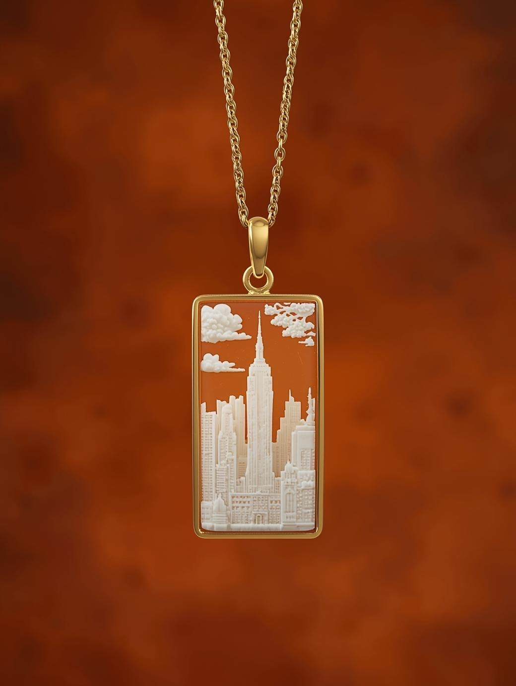 NYC Skyline necklace