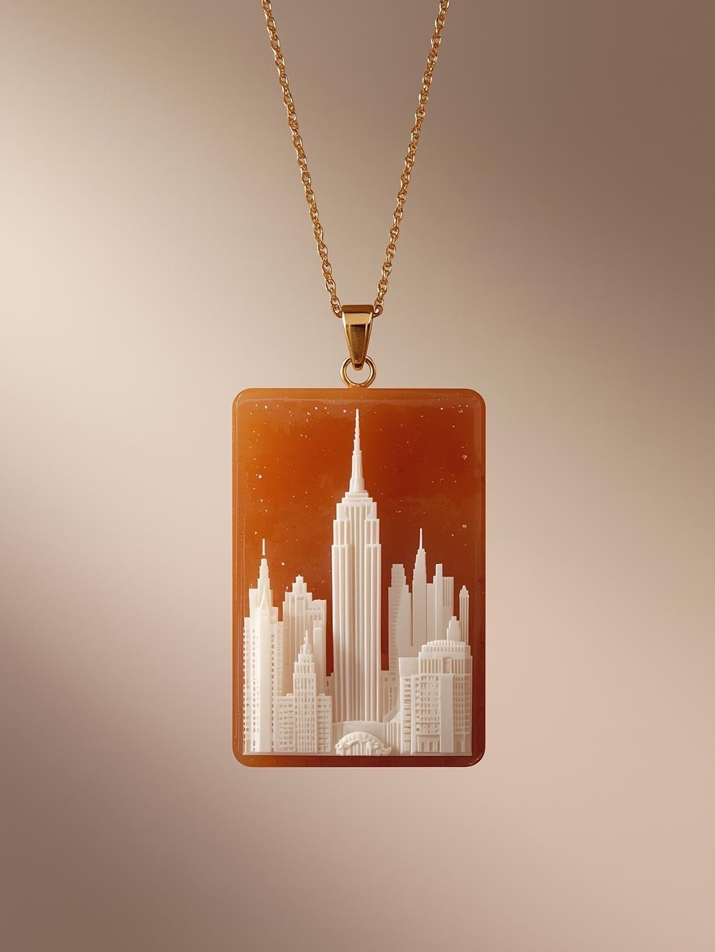 NYC Skyline necklace