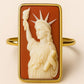 Statue of Liberty Cameo Ring