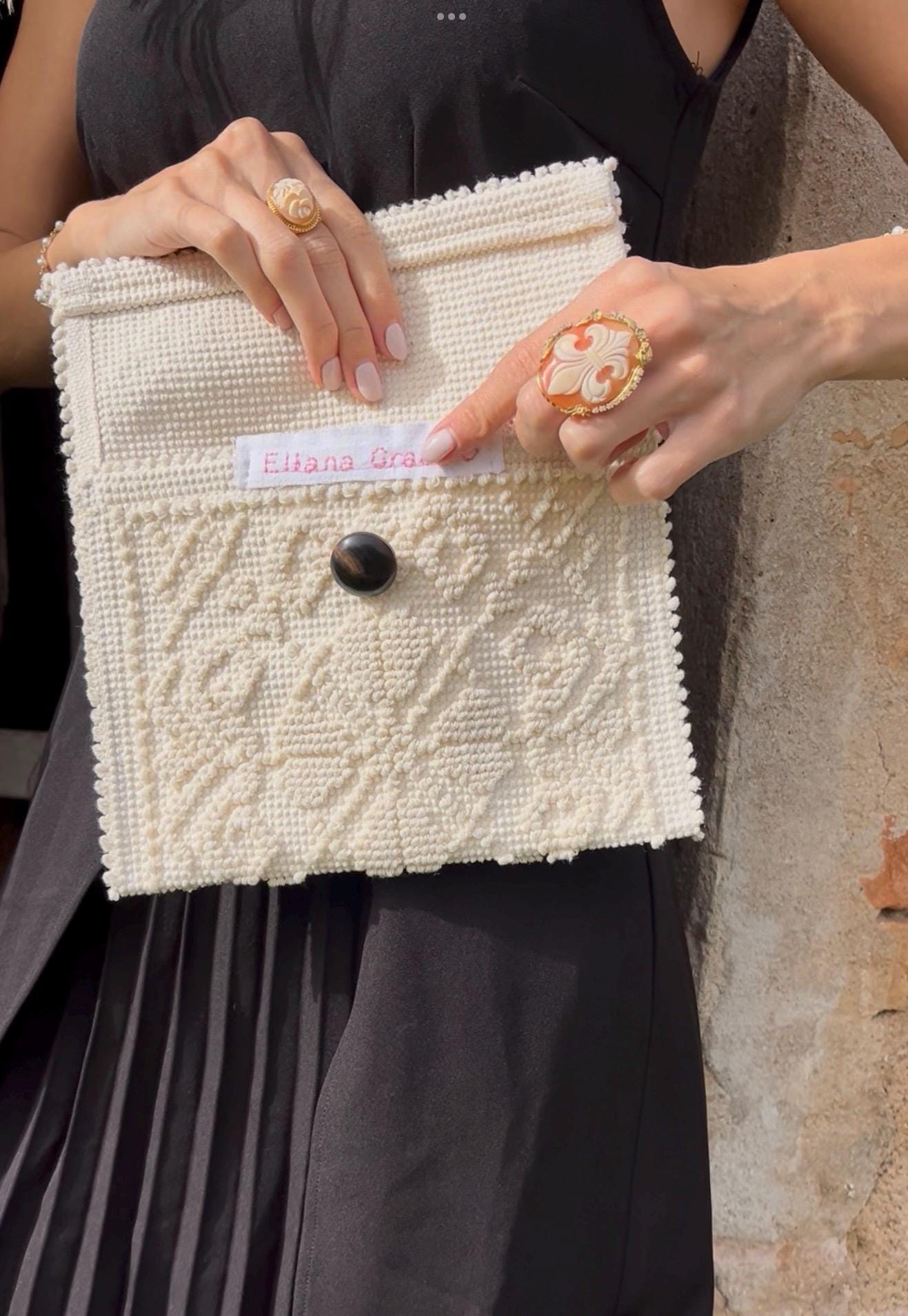 Embroidered Makeup Bag