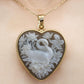 Swan cameo necklace