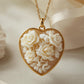 Heart Shaped Cameo Necklace