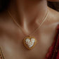 Heart Shaped Cameo Necklace
