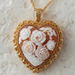 Floral Heart Cameo