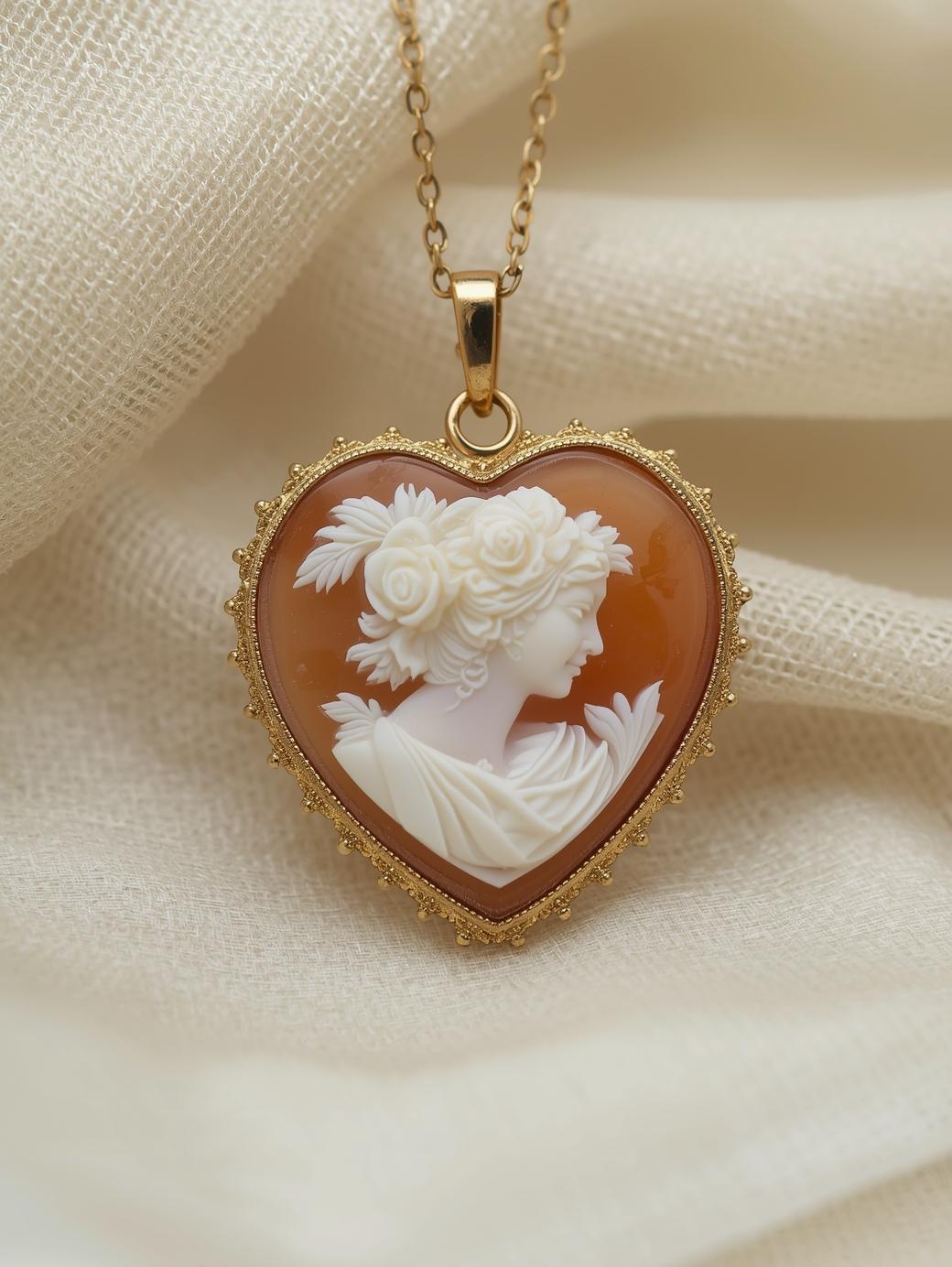 Graceful Rose Cameo