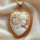 Hand crafted Heart Cameo