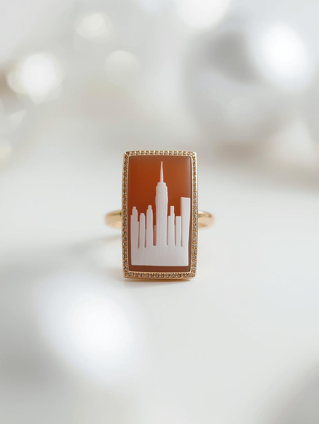 NYC Statement Cameo Ring