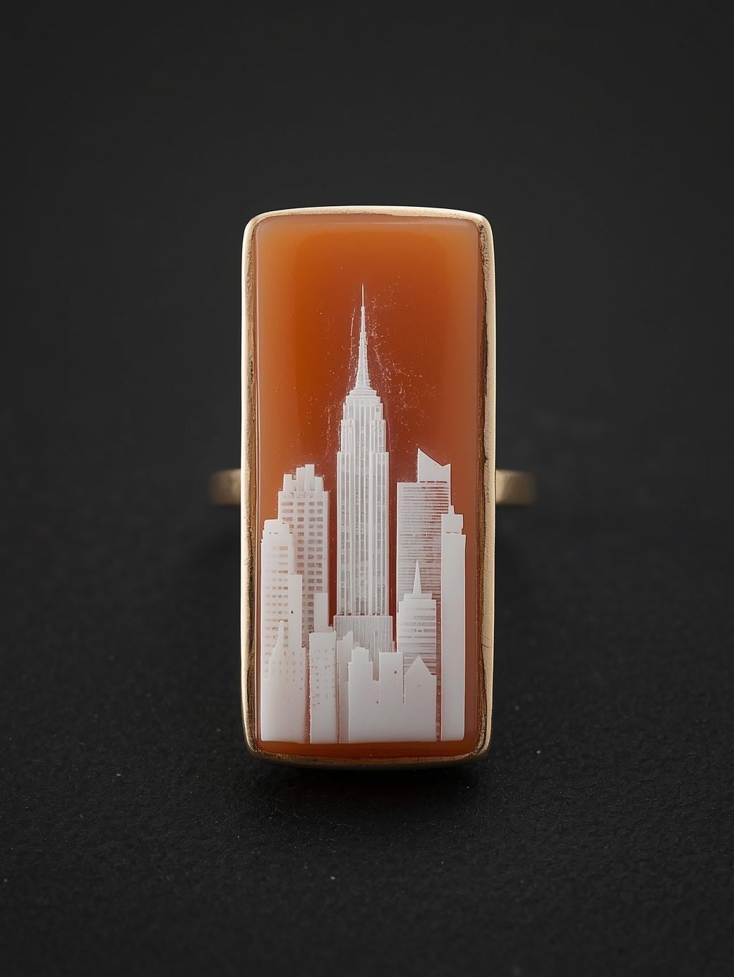 NYC Statement Cameo Ring