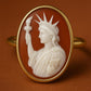 Statue of Liberty Cameo Ring