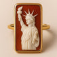 Statue of Liberty Cameo Ring