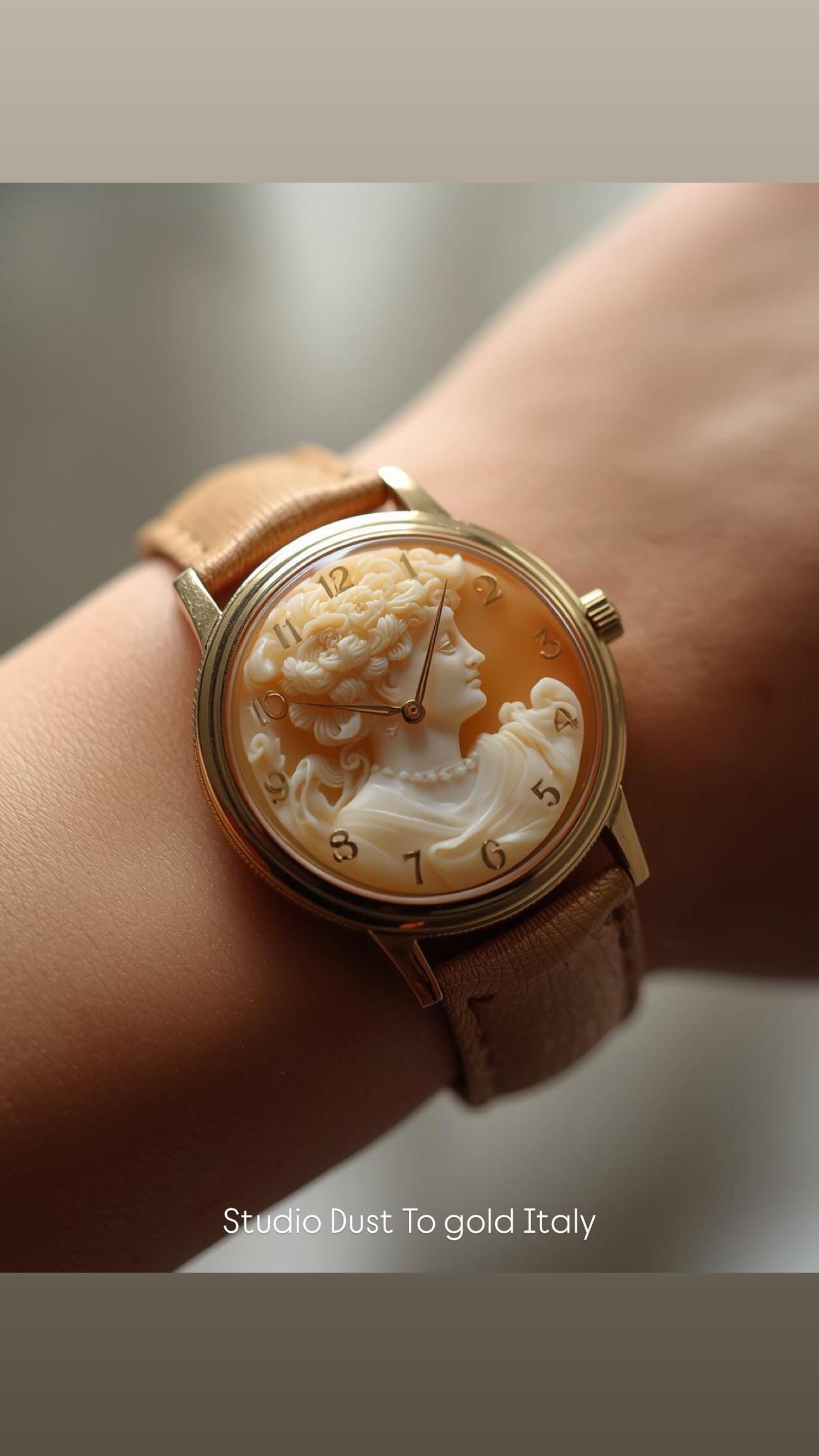 Womans Cameo Watch