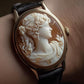 Womans Cameo Wristwatch