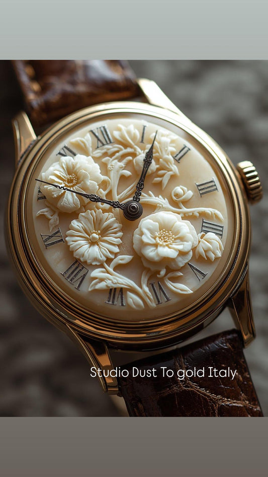 Floral Cameo Watch