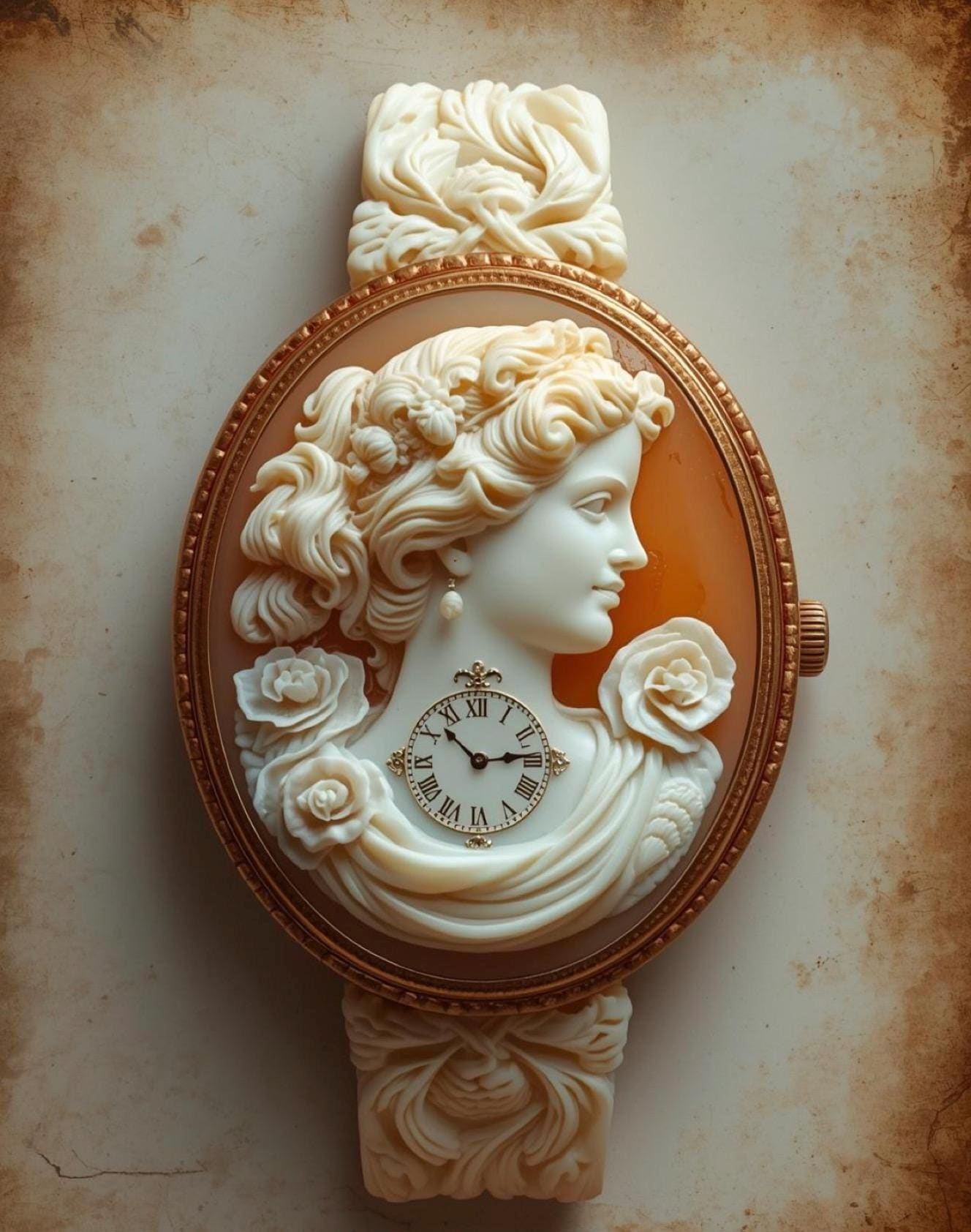 Personalised Womans portrait Watch