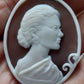 Personalized Portrait Cameo Necklace, Handmade Shell Jewelry, Made in Italy
