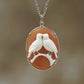 Bird Cameo Necklace