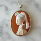 Woman With A Parasol Cameo Necklace