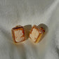 Handcrafted Square Cameo Earrings