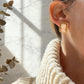 Handcrafted Square Cameo Earrings