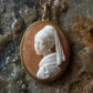 Girl With Pearl Earring Inspired Cameo