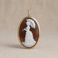 Woman With A Parasol Cameo Necklace