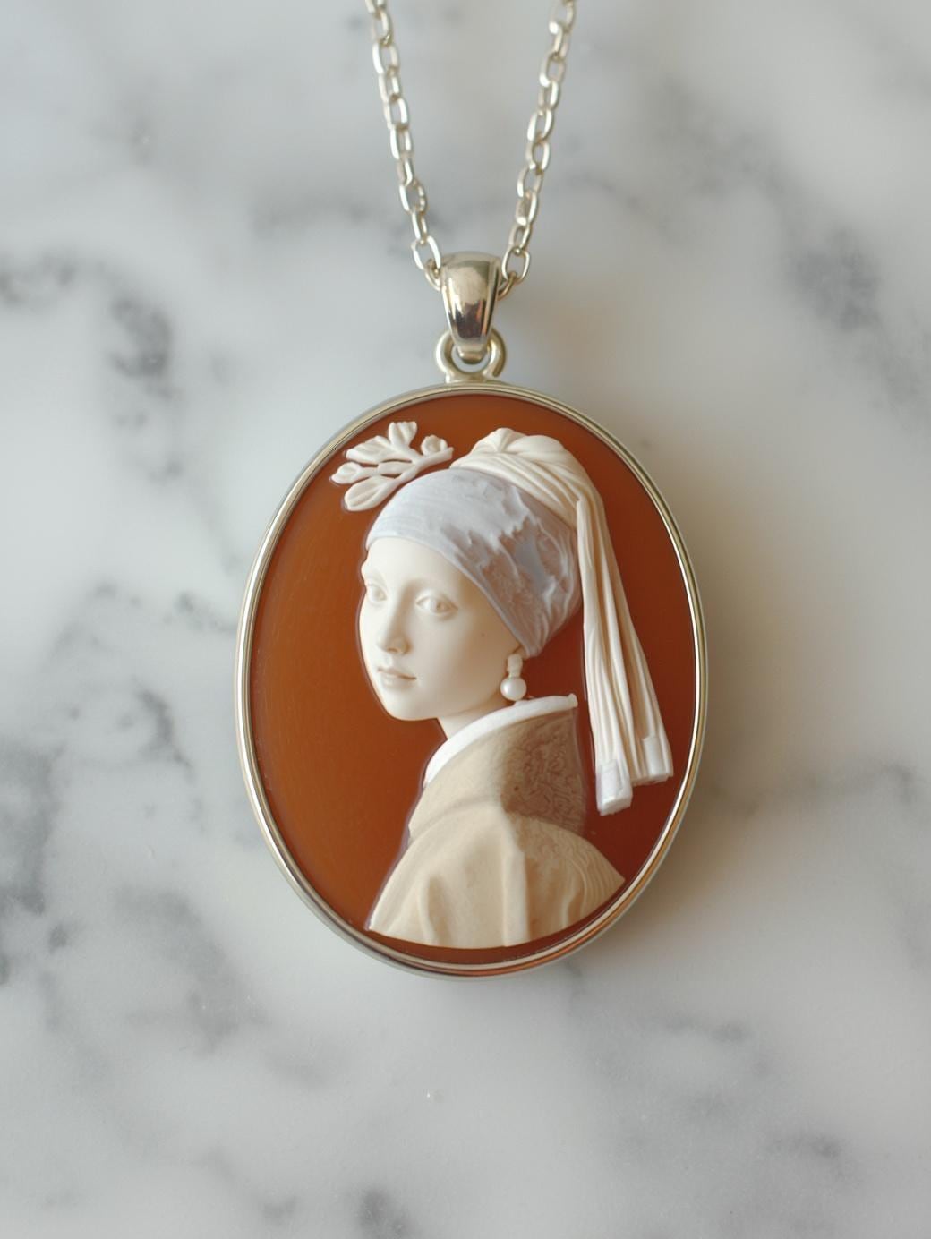 Jean-Honoré Fragonard, 'The Swing' Cameo Necklace