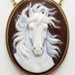 Rodeo Cowgirl Cameo Pendant