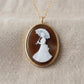 Claude Monet inspired Cameo Necklace