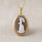 Claude Monet inspired Cameo Necklace
