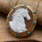 Wild Horse Cameo Pendant