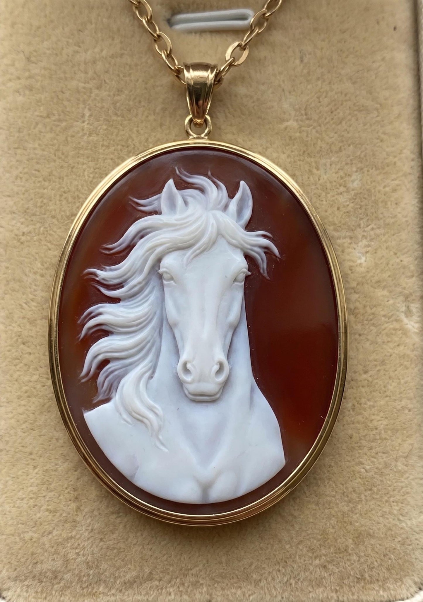 Hand Crafted COWGIRL Cameo