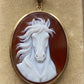 Wild Horse Cameo Pendant