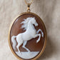 Wild Horse Cameo Pendant