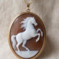 Rodeo Cowgirl Cameo Pendant