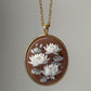 "Water Lilies" Cameo necklace