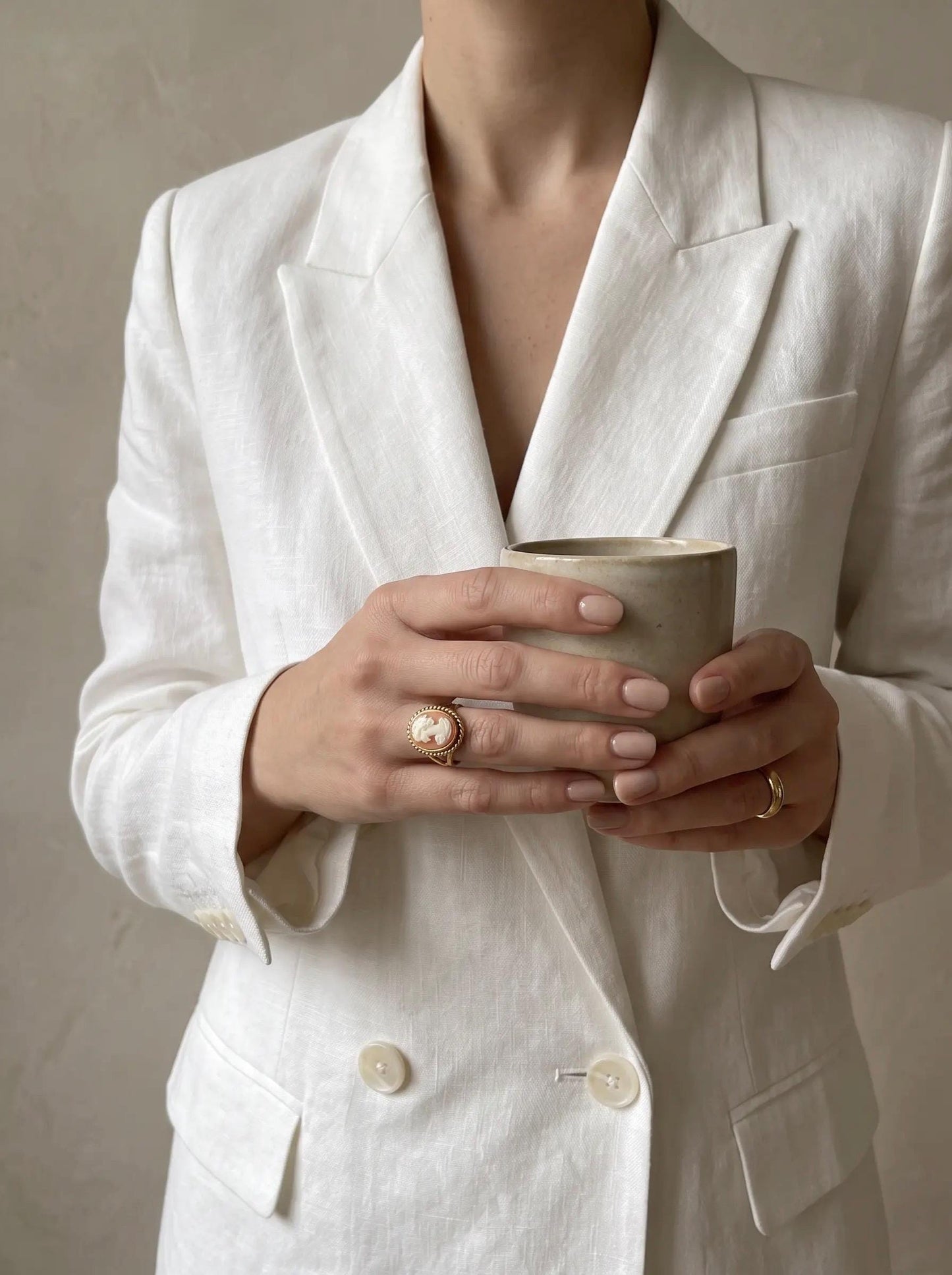 Gold Cameo Ring