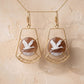 Stork Cameo Earrings -MIGRATION-