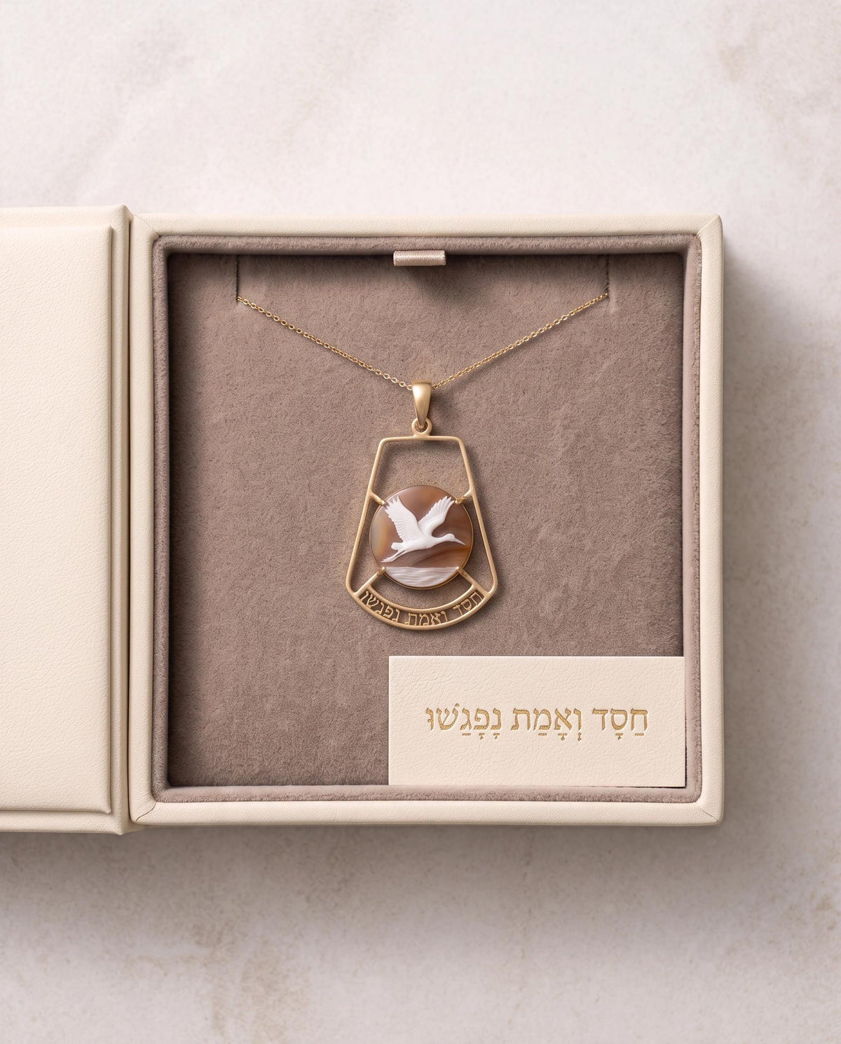 Stork Cameo Earrings -MIGRATION-