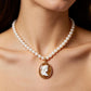 Dolly Parton inspired cameo necklace