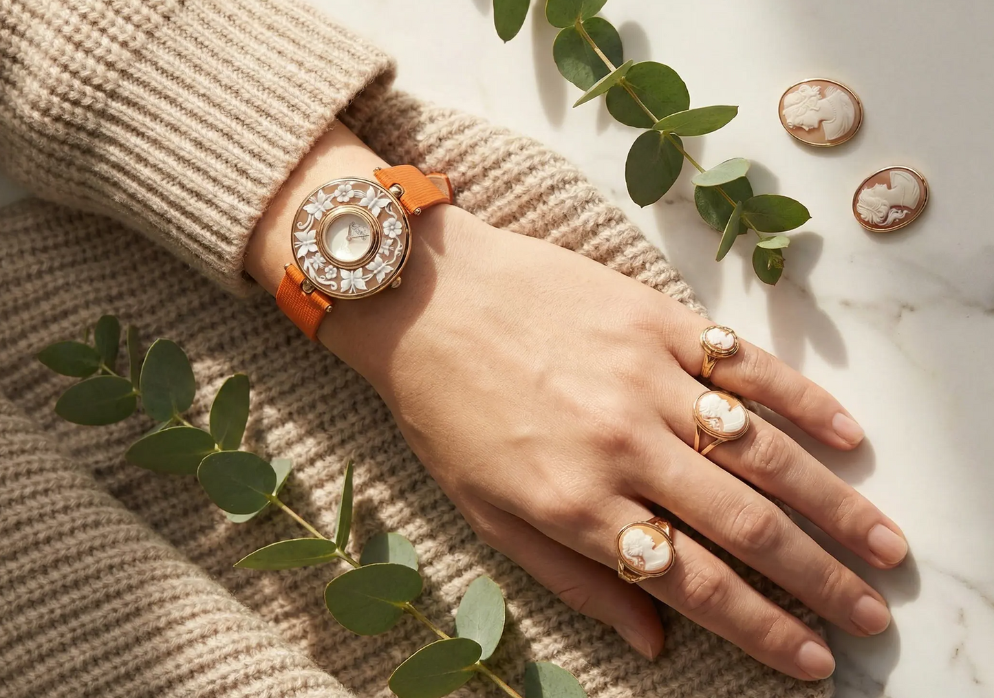 Cameo Watch - Orange Blossom